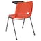 Flash Furniture Orange Ergonomic Shell Chair with Right Handed Flip-Up Tablet Arm RUT-EO1-OR-RTAB-GG - alternate 6